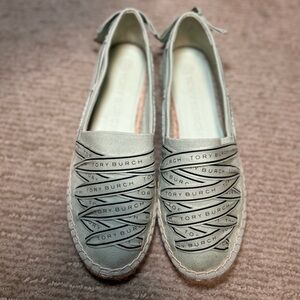 Tory Burch Women's Light Gray Espadrilles